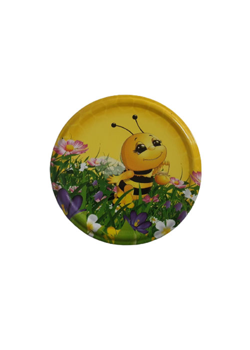 Капачки за мед Туист оф Лясковец - пчела, 82мм, 20 броя Капачки за мед Туист оф Лясковец - пчела, 82мм, 20 броя