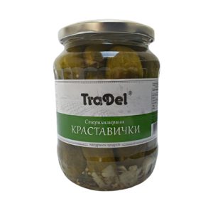 Кисели краставички Традел, 680г