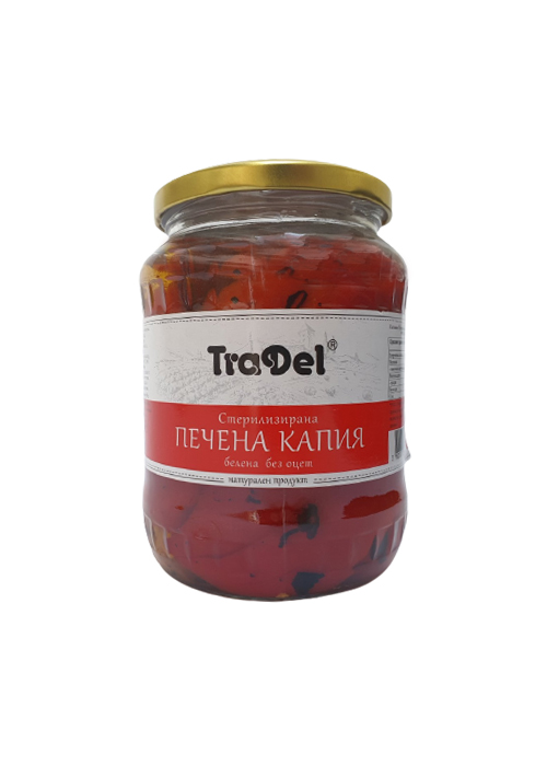 Печена капия Традел, 680г Печена капия Традел, 680г