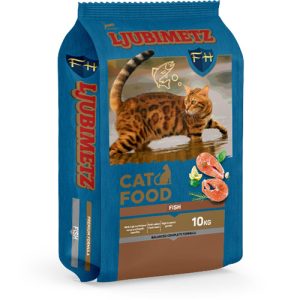 Котешка храна Любимец - риба, 10кг