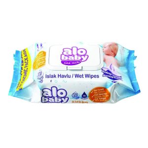 Мокри кърпи Alo baby, 120 броя