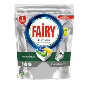 Таблетки за съдомиялна Fairy Platinum, 43 броя