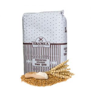 Пшенично бяло брашно тип 500 Евамел, 1кг