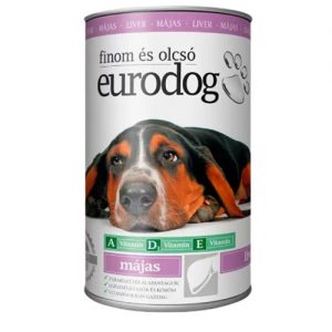 Консерва за кучета Eurodog - дроб, 1240г