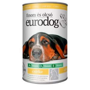 Консерва за кучета Eurodog - пиле, 1240г