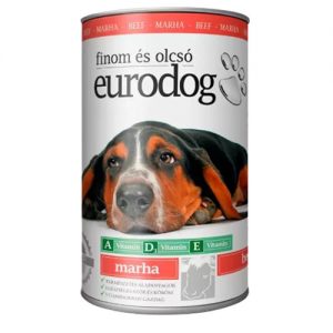 Консерва за кучета Eurodog - телешко, 1240г