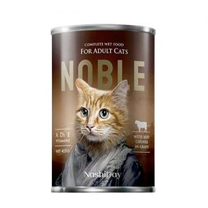 Консерва за котки Noble – телешко, 415г