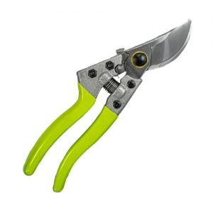 Ножица лозарска 200мм, алуминиеви дръжки зелена